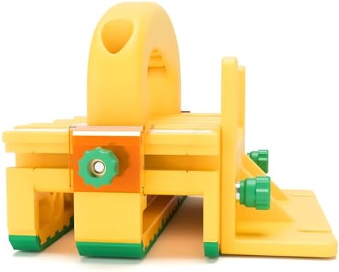 GRR-RIPPER+ by Microjig. Includes SafeRip Kit. Fully Adjustable 3D Push Block for Table Saws, Router Tables, Band Saws, and Jointers. (SKU: GR-100+) Yellow/Green by MICROJIG