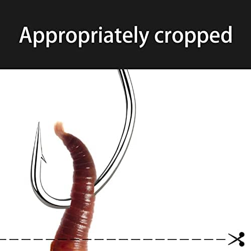 5 Pcs Stainless Steel Fishing Rigging Needle Hollow Earthworm Hook Needle Worm Baiting Needle Driller Fishing Tools Earthworm Baiting Needle for Carp Fishing - Image 4
