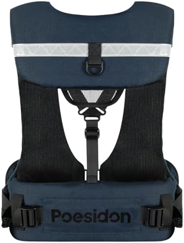Adjustable Lightweight Breathable Water Safety Life Jacket | Classic Unisex Design | Multi-Functional Dual Storage Pockets | Suitable for Various Water Activities - Image 3
