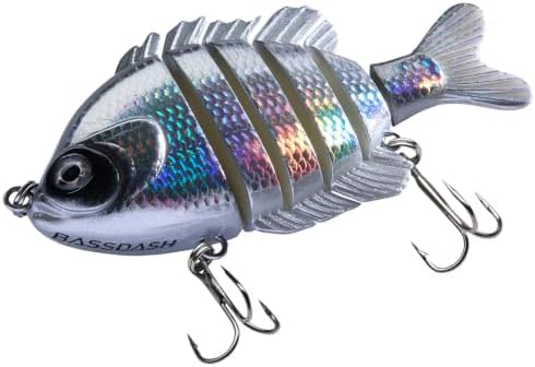 BASSDASH SwimPanfish Multi Jointed Bluegill Bass Fishing Lure Swimbaits - Image 5