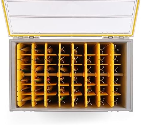 Plano EDGE Deep Hang Box, Stores 48 Crankbaits, with Rust-Preventive Rustricor, Dri-Loc Watertight Seal, WaterWick, DuraView Transparent Lid, Stackable Storage for Fishing Organization - Image 7