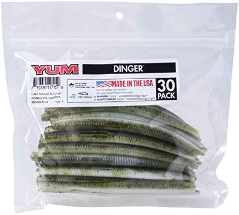 Yum Lures Dinger 5" Bulk 30-Pack by YUMBaitCo