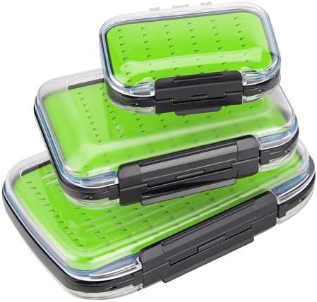 Gonex Fly Boxes for Fly Fishing files Jigs Waterproof Double Sided Fly Case by Gonex