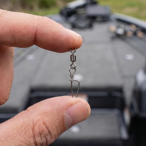 MOBOREST Fishing Swivels Snap Swivels Barrel Swivels with Snaps - Image 5