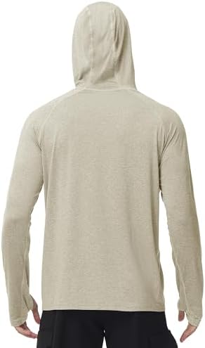 Roadbox Men's UPF 50+ Fishing Shirts, Long Sleeve UV Sun Protection Hoodie - Image 3