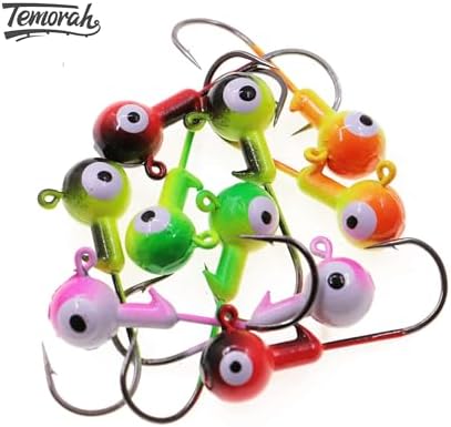 Fishing Lures Jig Heads,Ball Heads 1/32oz-1oz,Sharp Fishing Hooks for Freshwater or Saltwater - Image 2