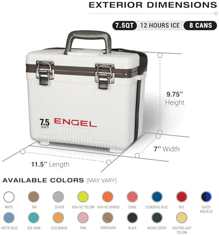 Engel UC7 7.5qt Leak-Proof, Air Tight, Drybox Cooler and Small Hard Shell Lunchbox for Men and Women - Image 5
