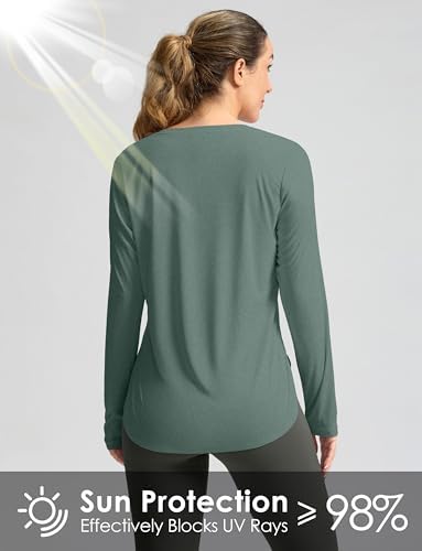 G Gradual Women's Sun Shirts UPF 50+ Long Sleeve Workout Hiking Tops - Image 4