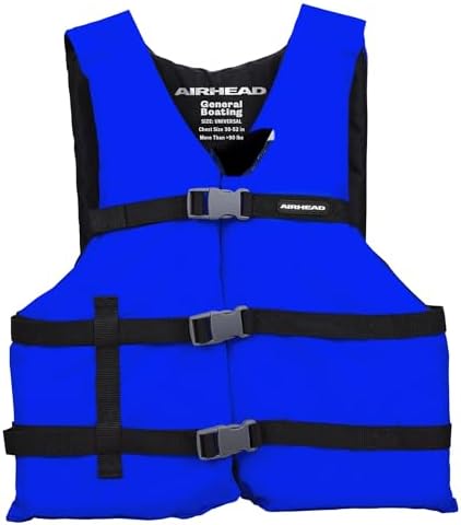 Airhead General Purpose Life Jacket for Adults & Kids - US Coast Guard Approved Life Vest for Men, Women, Youth, Child & Infant, Boating Safety PFD for Fishing & Swimming by Unknown