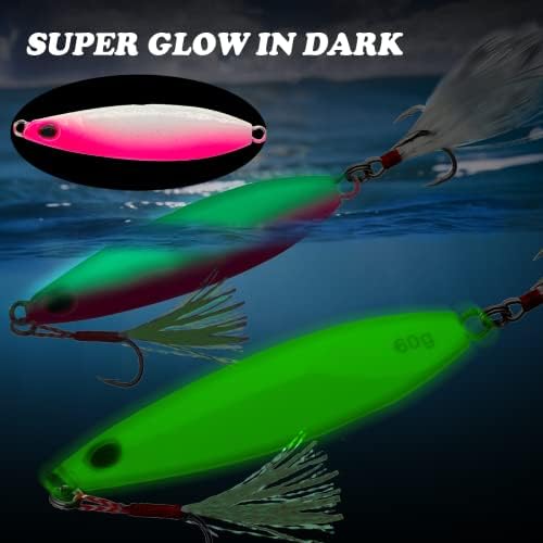 Vertical Jig Fishing Lures Saltwater Jigs Spoon Metal Design Tuna Baits - Image 4