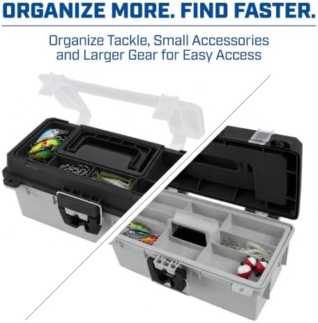 Sheffield 12290 13" Made in USA Tackle Box w/Lift Out Tray & Deep Storage - Image 2