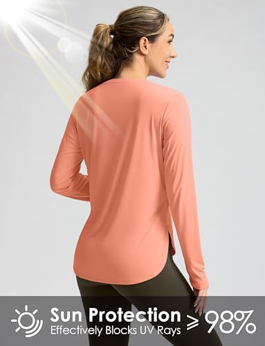 G Gradual Women's Sun Shirts UPF 50+ Long Sleeve Workout Hiking Tops - Image 4