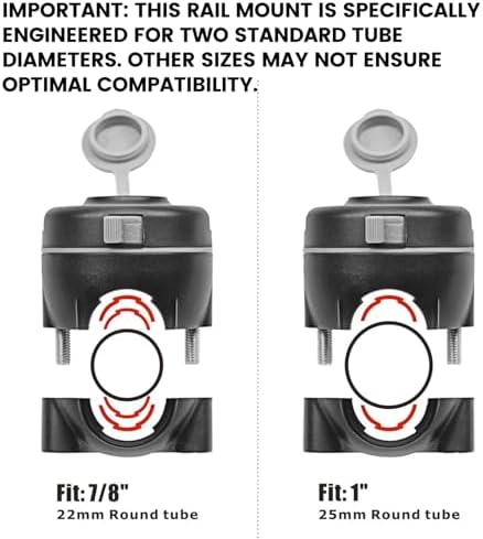HITORHIKE Fishing Rod Holder Universal Fit Kit Allows for 360-degree Adjustment Kayak Fishing Boat Powerlock Rod Holder - Image 3