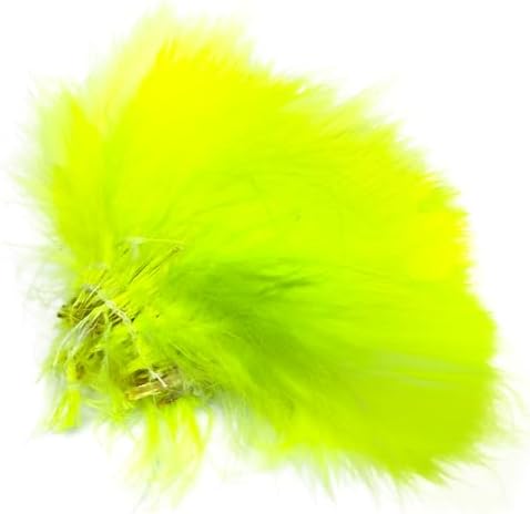 Creative Angler Strung Marabou Bird Feathers for Tying Fly Fishing Flies - Fly Tying Accessories - Perfect Choice for Tail & Wings and Easy to Tie On The Lure by CreativeAngler