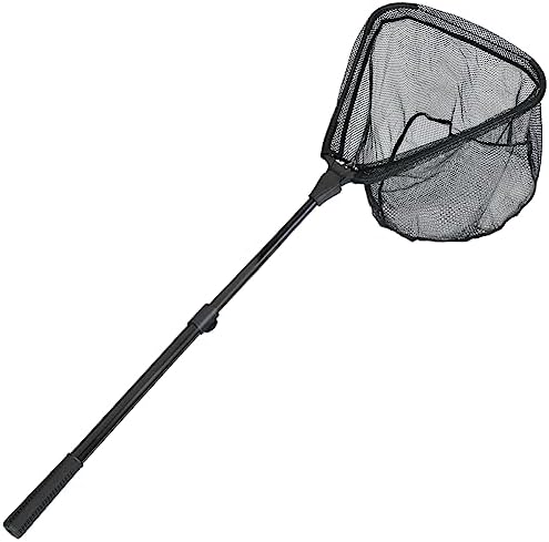 RESTCLOUD Fishing Landing Net with Telescoping Pole Handle, Fishing net Freshwater for Kids Men Women, Extend to 40-63 Inches - Image 3