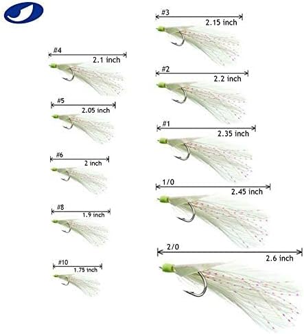 10/20/50/100 Packs 3 Feather & Fish Skin 6 Hooks Saltwater Fishing Rigs with String Hook Lure Bait Tackle Jig - Image 2