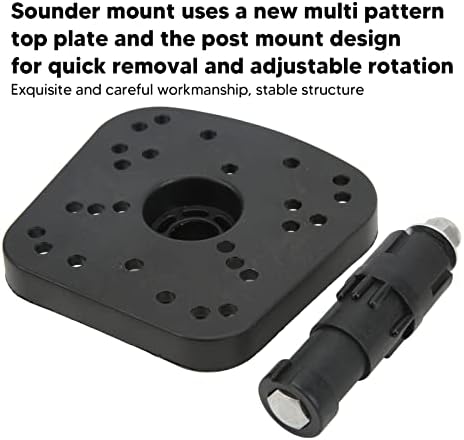 FLEXMAN Universal Fish Finder Mount Base, 0368 Adjustable Rotation Fishfinder Mount, Sounder Mount for Marine Electronics - Image 2