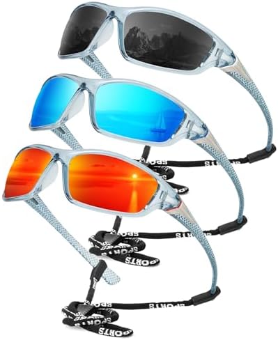 KALIYADI Sports Polarized Sunglasses Men UV400 Protection for Fishing Driving Cycling by KALIYADI