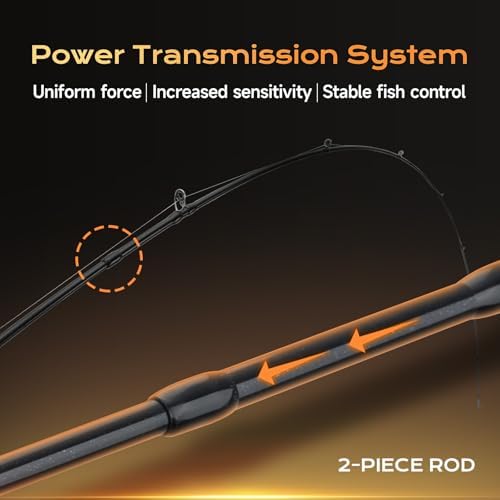 HANDING Pioneer Ultralight Spinning Rod & Casting Rod 2-Piece BFS Rod - Image 6