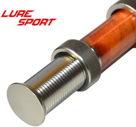 Luresport Wood Aluminum Reel seat with End Cap Fly Fishing Rod Building Component Repair Fly Rod DIY Accessory - Image 3