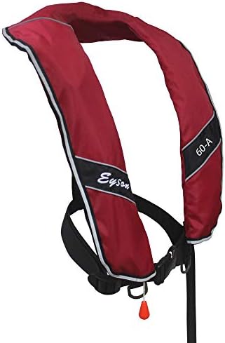 Top Safety Oversized Adult Life Jacket with Whistle - Manual Version Inflatable Lifejacket Life Vest PFD for Boating Fishing Sailing Kayaking Surfing Swimming - XL XXL XXXL Extra Large Plus Size Adult - Image 3