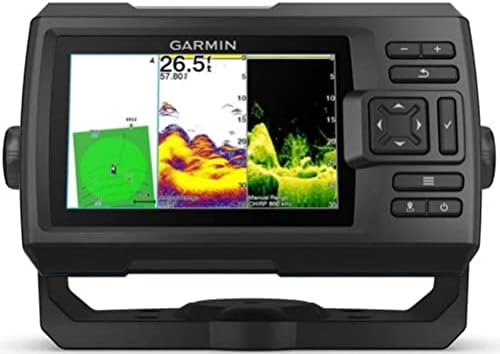 Garmin 010-02551-00 STRIKER Vivid 5cv Fishfinder With GT20 Transducer and Protective Cover, 5-inch Color Display, 800x480 Pixels Resolution, Vivid Scanning Sonar Color Palettes, High-sensitivity GPS by Unknown