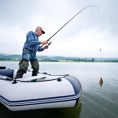 PLUSINNO Fishing Rod and Reel Combos, Bronze Warrior Toray IM6 Carbon Matrix Telescopic Fishing Rod Pole, 12 +1 Shielded Bearings Stainless Steel BB Spinning Reel, Travel Freshwater Fishing Gear - Image 2