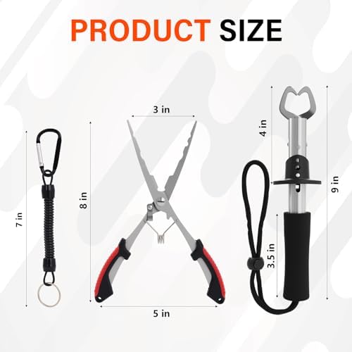 Fishing Tool Set，Fish Lip Gripper Pliers and Fishing Pliers - Image 7