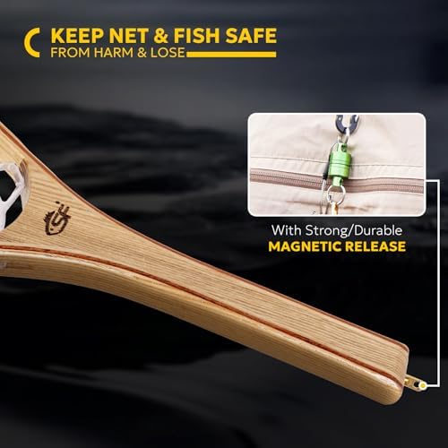 SF Fly Fishing Landing Net Soft Rubber Mesh Trout Net Catch and Release Net - Image 3