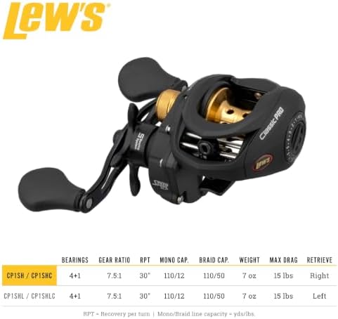 Lew's Classic Pro Speed Spool SLP Baitcast Reel - Image 5