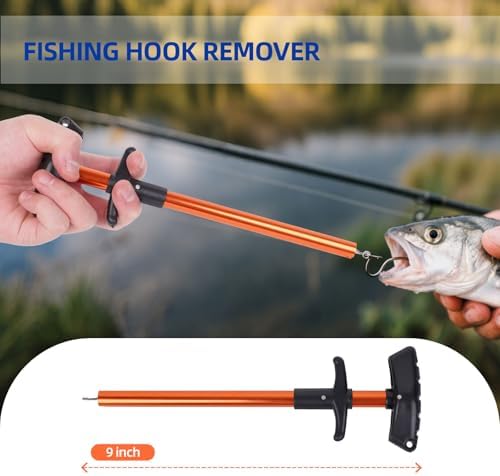 RAWILL Fishing Kit,Filleting Knife,Hook Remover,Fish Grip, Line Cutter,Fishing Scale, Pliers with Lanyards,Not Include Batteries - Image 5