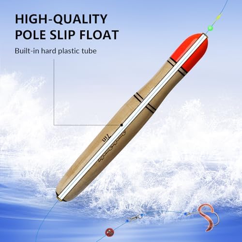 QualyQualy Lighted Fishing Floats for Catfish, 3-5PCS Fishing Pole Floats Glow in Dark Fishing Bobber with Glow Sticks for Freshwater Saltwater - Image 4