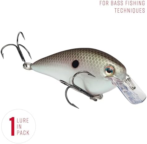 Strike King KVD 1.5 Hard Knock Fishing Lure, 3/8 oz, 3D Lifelike Eyes - Image 3