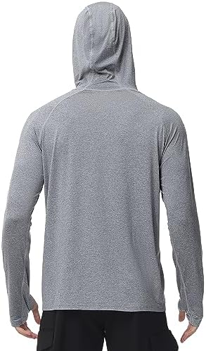 Roadbox Men's UPF 50+ Fishing Shirts, Long Sleeve UV Sun Protection Hoodie - Image 3