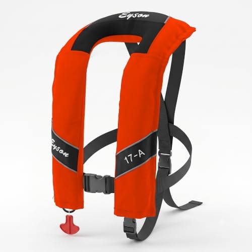Automatic Inflatable Life Jacket, Preserver PFD for Kids,Life Vest for Kid,Supports Weight up to 160 pounds(YSH725) by NAUTISHIELD