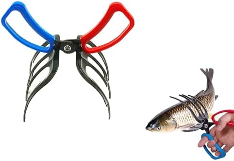 3 Fish Claw Gripper, Fishing Pliers, Fish Gripper, Metal Control Clamp Tong Tackle Tool, Multi-Functional Light Weight Accessories by Unknown