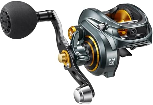 Piscifun Alinox 300 Baitcasting Reel, 33LB Drag, Aluminum Frame by Piscifun