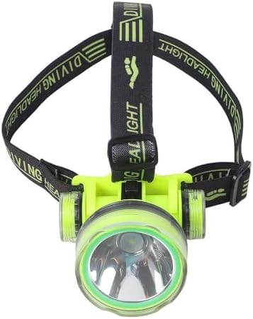Diving Headlamp with 350M Range, IPX8 Waterproof Underwater Light, 180° Adjustable Beam for Night Fishing, for Camping, and Scuba Diving(Q902) - Image 7