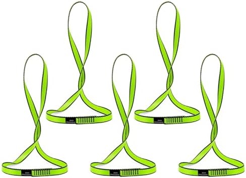 18MM Nylon Climbing Sling Runner 23KN CE2008/EN566 Rock Climbing Webbing Straps for Outdoor Climbing, Rappelling, Swing, Yoga Hammock etc by AINIKEY