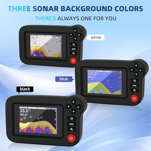 Portable Castable Fish Finder for Kayak with Wireless Sonar Sensor - Image 5