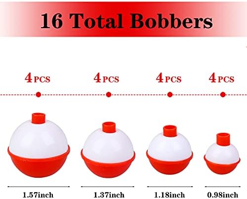 Fishing Float Bobbers Set High Visibility Weighted Design for Anglers Gear - Image 3