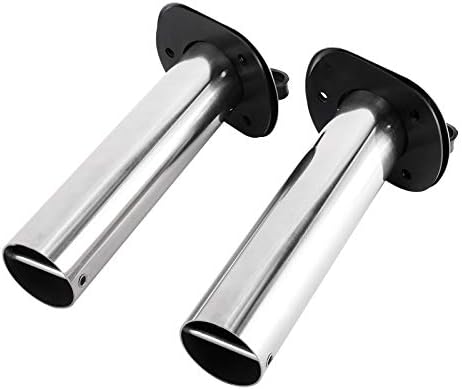 YaeMarine 4Pcs Stainless Steel Rod Holders with Rubber Cap, Liner, Gasket - Image 6