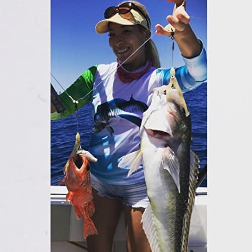 Deep Drop Fishing Rig, 5 Demon Circle 6/0 Hooks with Glow Sleeve, Deep Drop Snapper Rig - Image 6