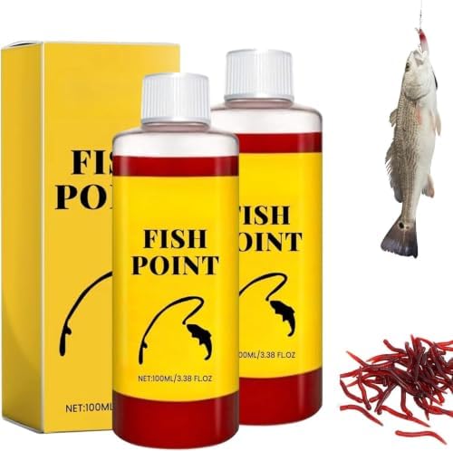 2PCS NEW Red Worm Liquid Spray - Powerful Bait Attractant Scent Bait Fish Attractant Liquid,Attractant Enhancer Fishing Lures Baits Smell Lure Tackle Food by Unknown