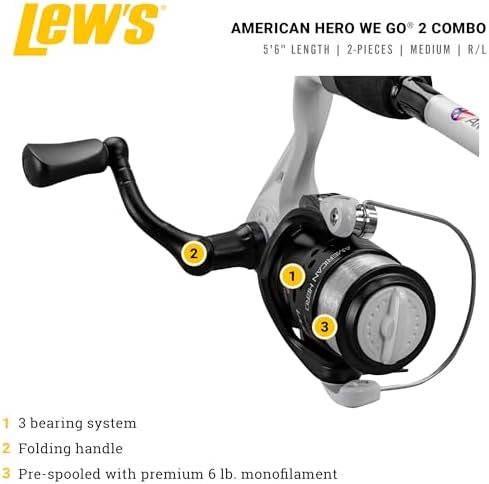 Lew's American Hero WeGo 2 Speed Spin Combo - Image 2