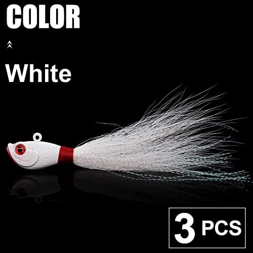 Bucktail-Jigs-Saltwater-Hair-Jigs-Head -Fishing-Lures-Assorted Kit - Image 6