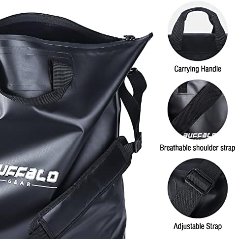 Buffalo Gear Fish Tournament Weigh in Bag for Bass Fishing, Heavy Duty Fish Bag for Caught Fish Waterproof,Leakproof,Puncture Resistant - Image 4
