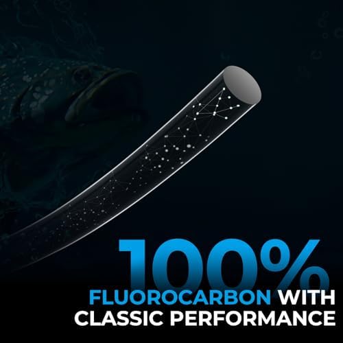 KastKing Kovert 100% Fluorocarbon Fishing Line - Clear Fishing Leader - Image 2