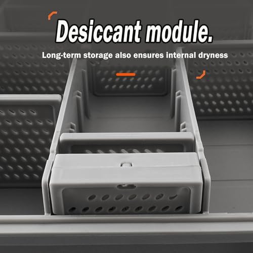 Deluxe Fishing Tackle Box, Waterproof 3600 and 3700 Tackle Trays, Organizer with Removable Dividers, Sealed Lure Box and Terminal Tackle Storage (2, 3600 Orange) - Image 6