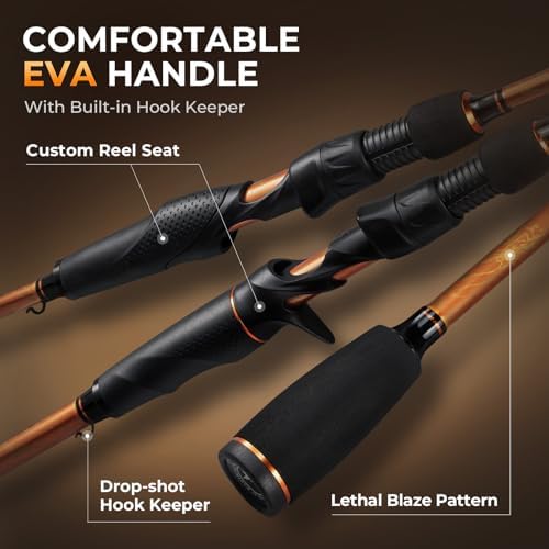 KastKing Lethal Blaze Twin‑Tip Spinning & Casting Fishing Rods - Image 4